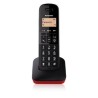 KXTGB610JTR PANASONIC CORDLESS 1.4" MEM.50NUM. CALL BLOCK RED