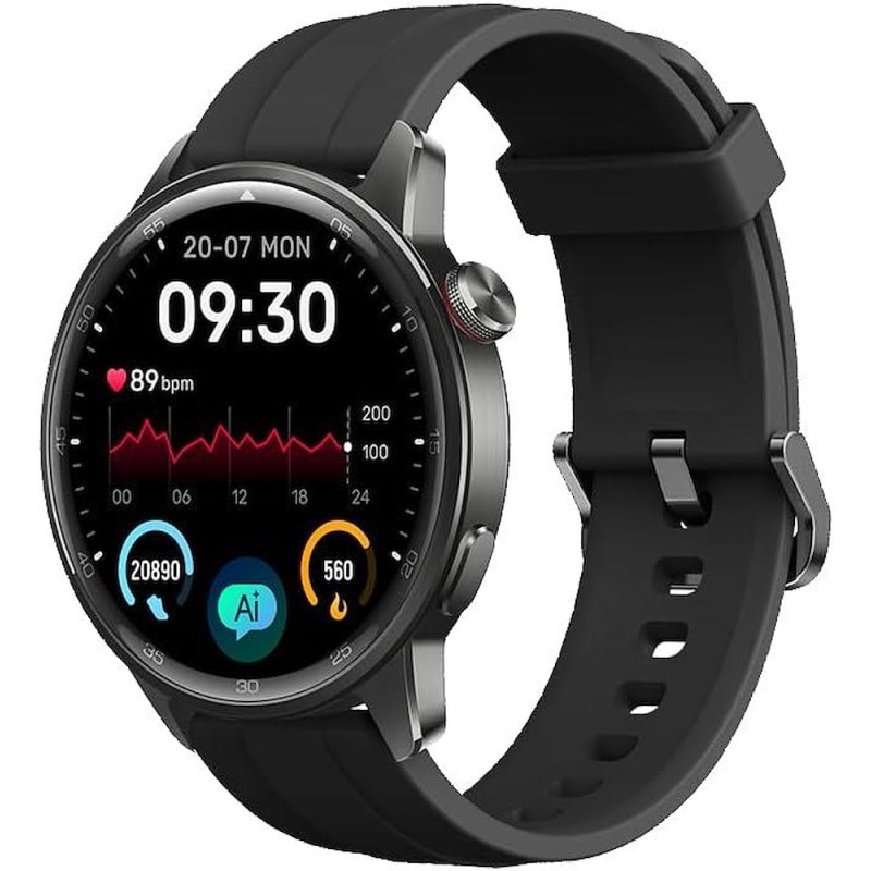 WATCHS2BLACK REALME SMARTWARCH 1.43" AMOLED BT HR SP02 IP68