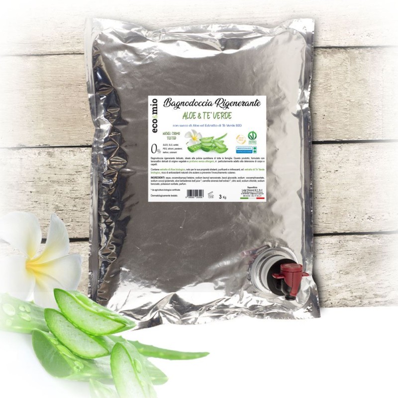 P BAGNODOCCIA SFUSO RIGENER. ALOE E THE VERDE